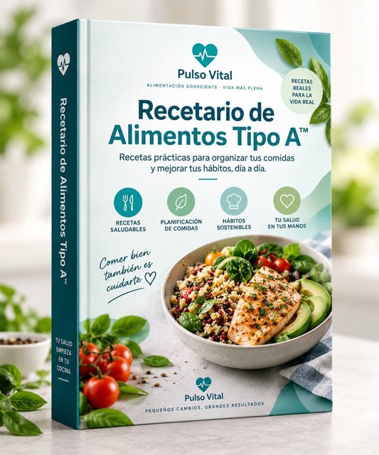 Recetario de Alimentos Tipo A  Ebook Digital